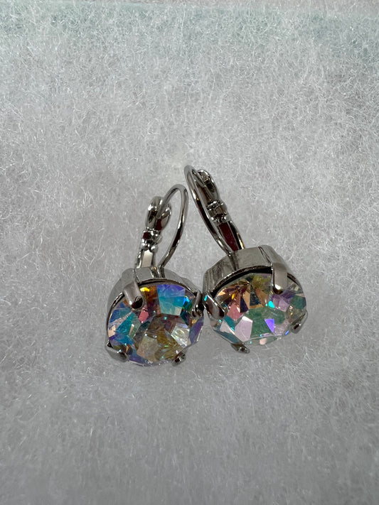 Lever Back Earrings - 11mm Tears of Isis Crystals